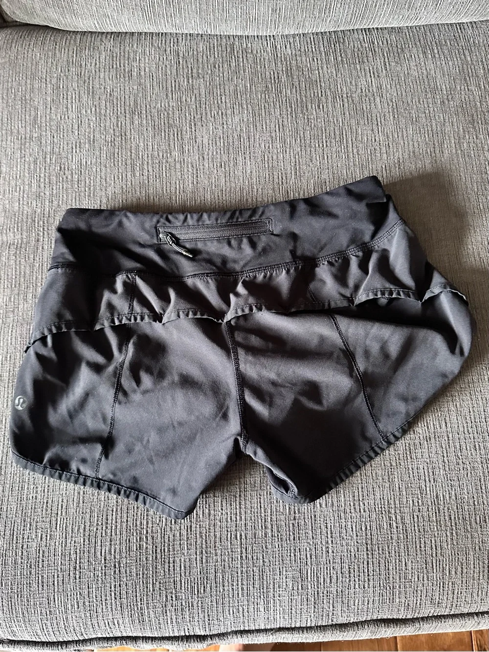 Lululemon Women’s black speed up Shorts. 2.5 in inseam. Well loved. Size 2